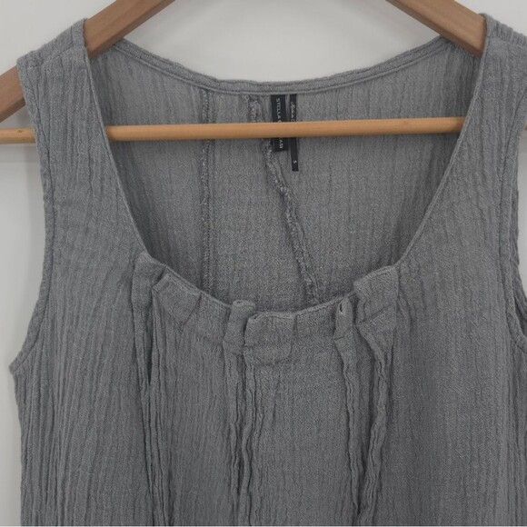 Stella Carakasi Womens 100% Hemp Chanvre 2-Piece Set Top Pnats Size S/M Crinkle - Picture 4 of 16